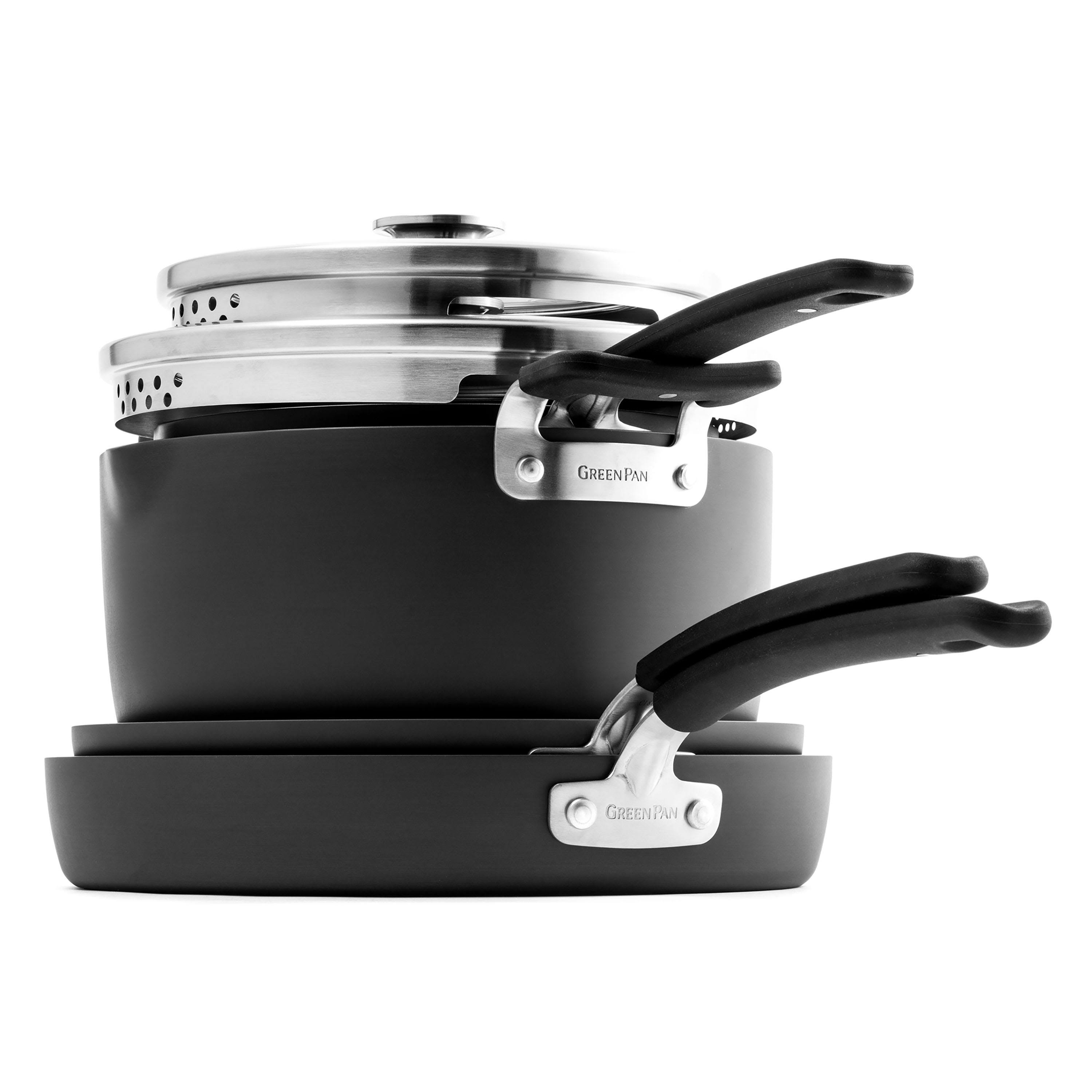 Greenpan Levels 6-Piece Stackable Ceramic Nonstick Cookware Set