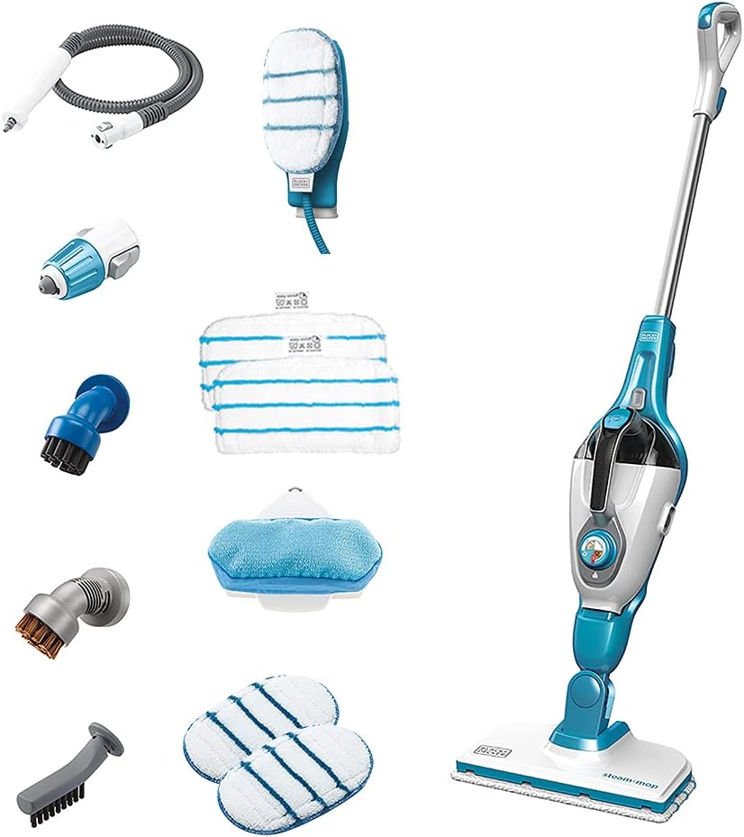 BLACK+DECKER B+D HSMC1321 2in1 STEAM MOP and Portable Steamer