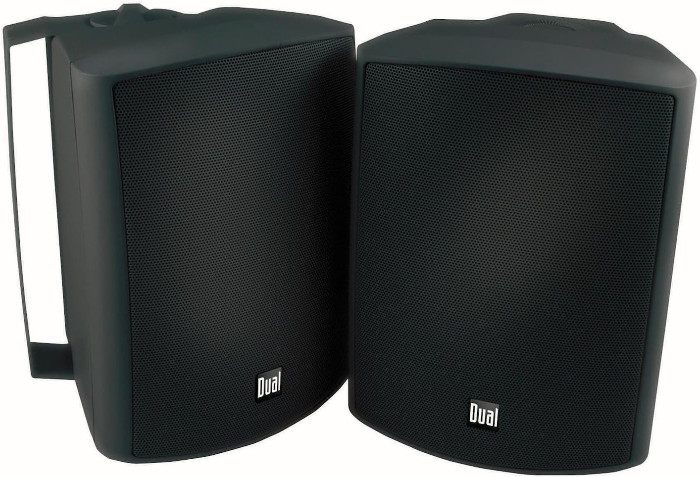 Dual Electronics LU53PB 3-Way High Performance Outdoor Indoor Speakers with Powerful Bass | Effortless Mounting Swivel Brackets | All Weather Resistance | Expansive Stereo Sound Coverage | Sold in Pairs