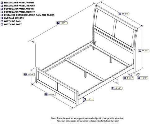 Leo & Lacey Full Sleigh Bed in White