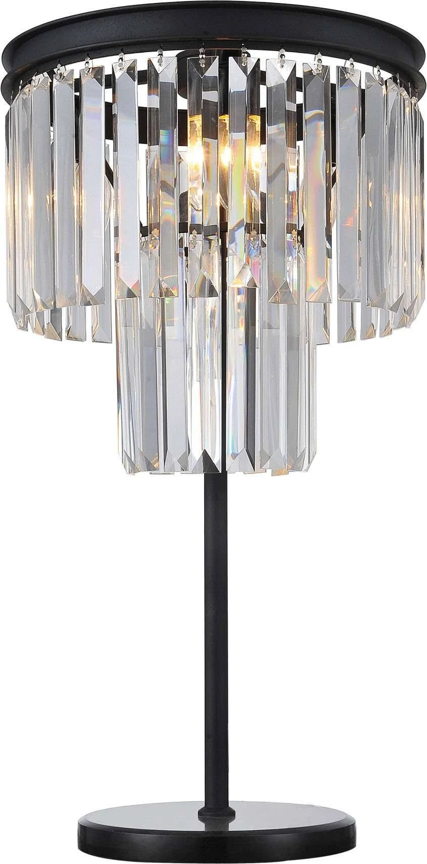 Acme Furniture Piper Black Satin Table Lamp