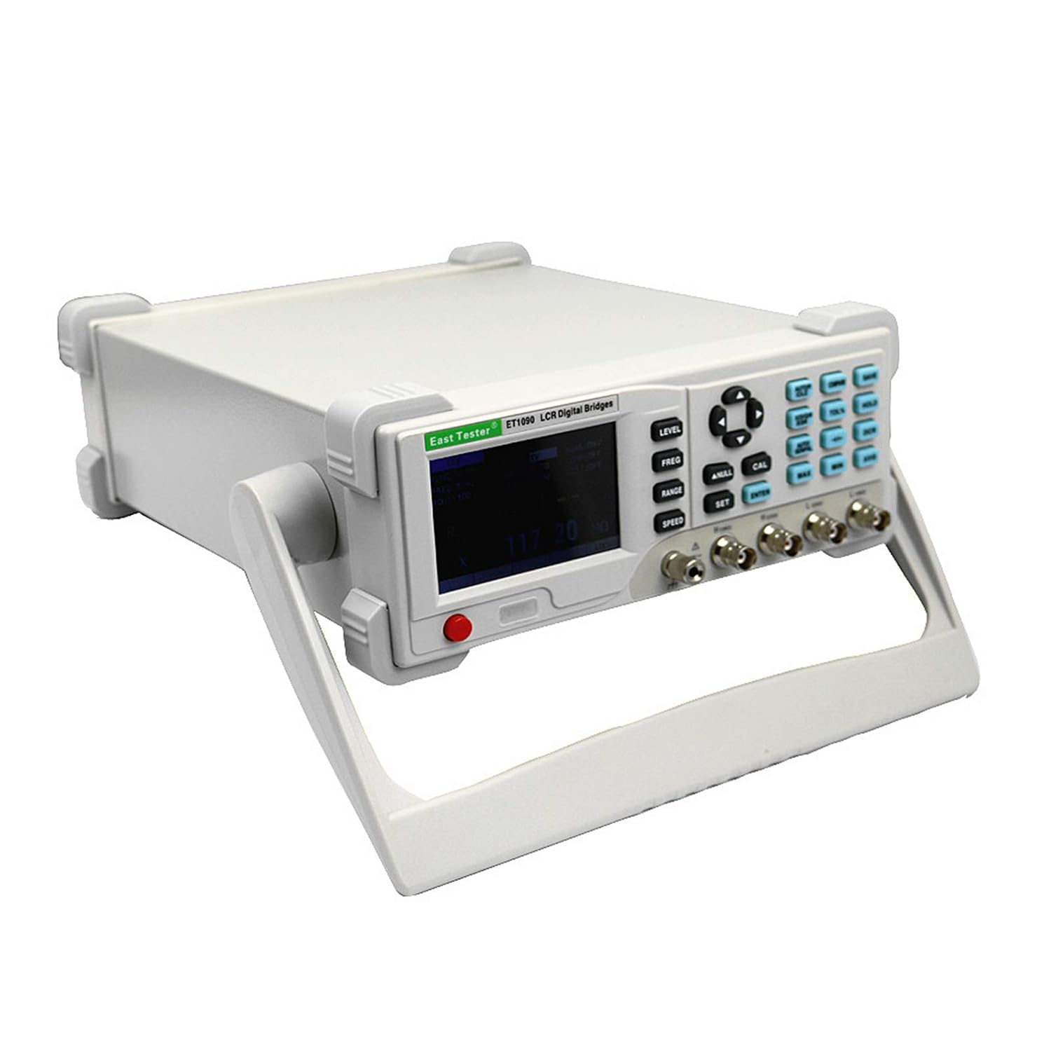 East Tester Digital Bench LCR Meter ET1090A Capacitance Resistance Inductance Measure LCR Digital Bridge Accuracy 0.1% 100hz~10KHZ Bandwidth Desktop Digital LCR Bridge