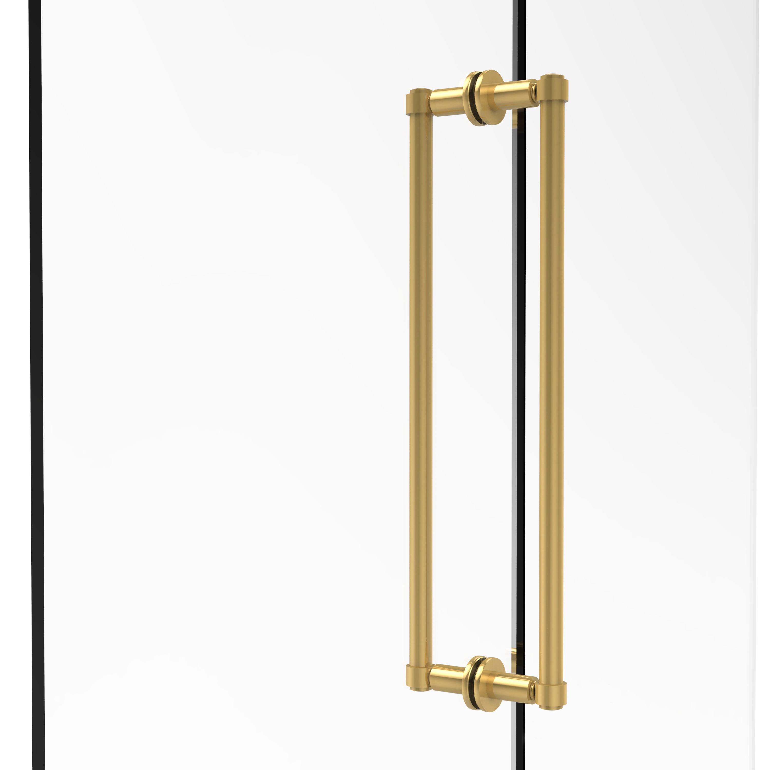 Allied Brass 405-18BB-ABZ Contemporary 18 inch Back to Back Shower Door Pull, Antique Bronze