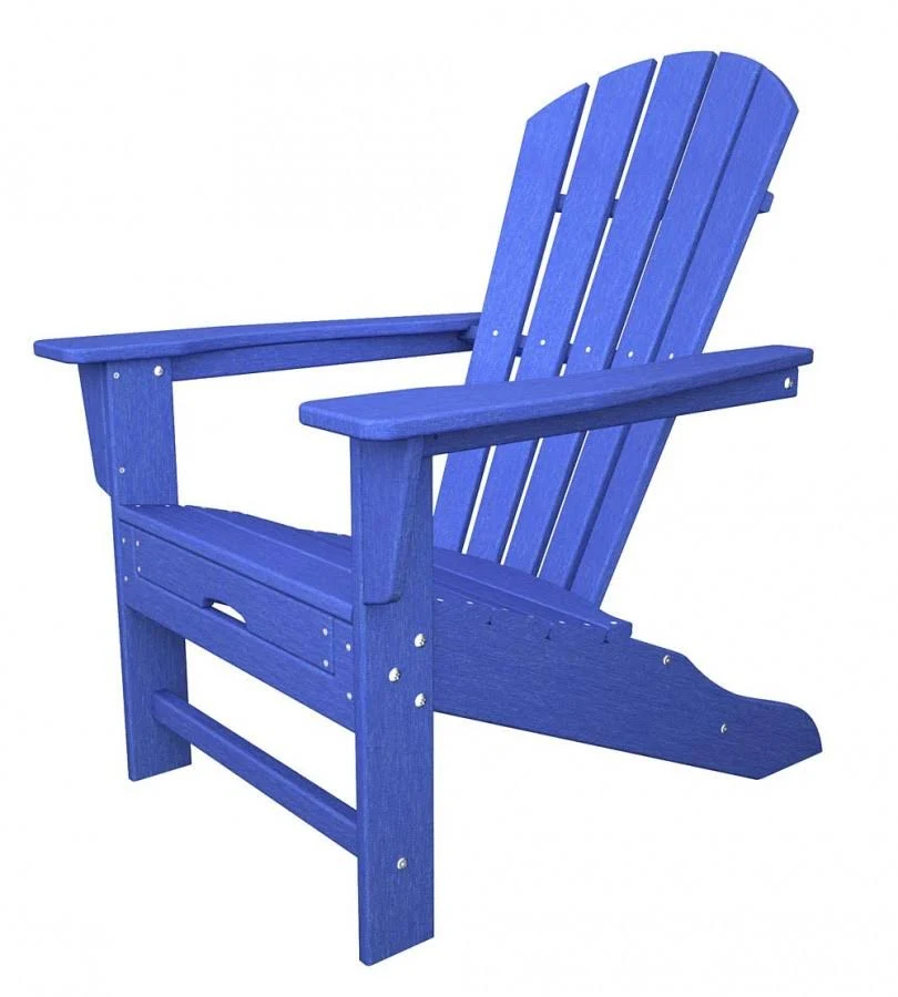 POLYWOOD ̈ Adirondack Chair with Hideaway Ottoman