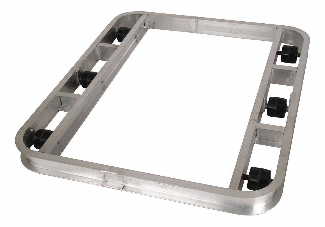 Magliner Open-Deck Aluminum Pallet Dolly, 3,600 lb Load Capacity, 48 in x 42 in x 4 1/2 in Model: PDT424806