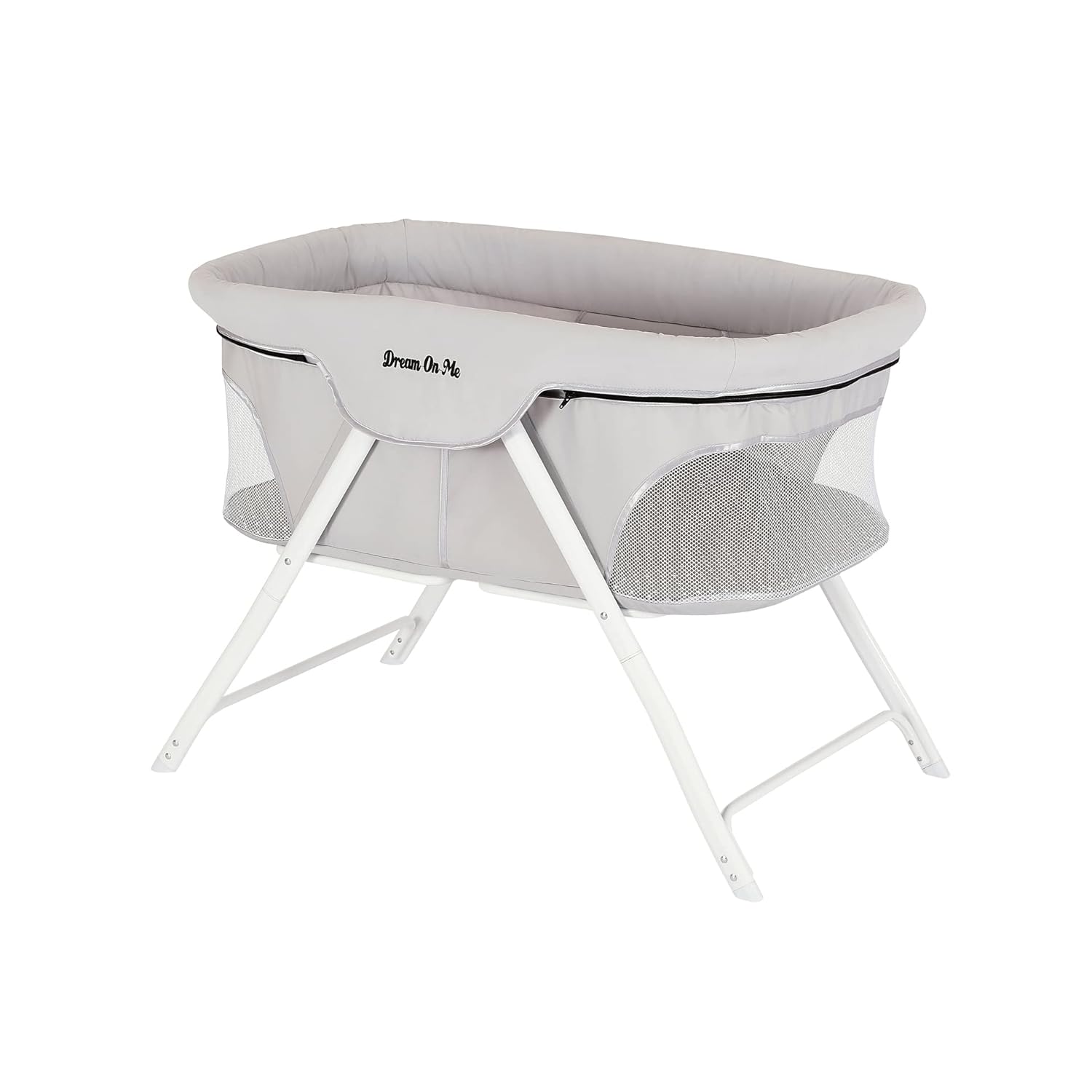Dream On Me, Traveler Portable Bassinet, Cloud Grey , 34x17.4x24.4 Inch (Pack of 1)