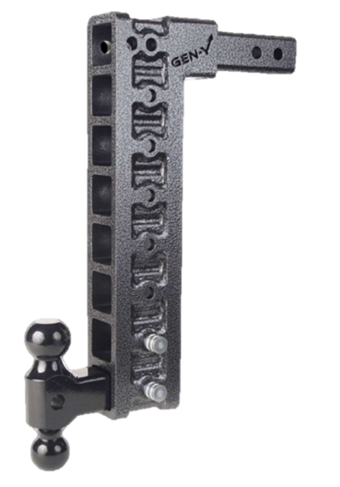 Tacoma Gen-Y Hitch Mega-Duty 2-Inch Receiver Hitch 10K Adjustable Ball Mount; 17.50-Inch Drop GH-318