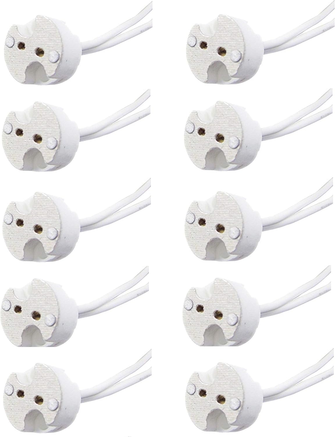 10 Pack Bioluz LED MR16 LED Bulb Dimmable 50W Halogen Replacement 3000K 7w 12V AC DC UL Listed Pack of 2