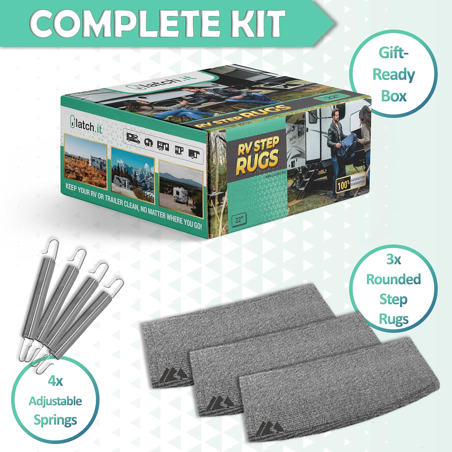 LATCH.IT RV Step Covers 3 Pack | 22