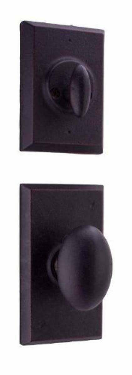 Weslock 7800M Durham Knob Single Cylinder Interior Pack for The Aspen Handleset - Oil Rubbed Bronze