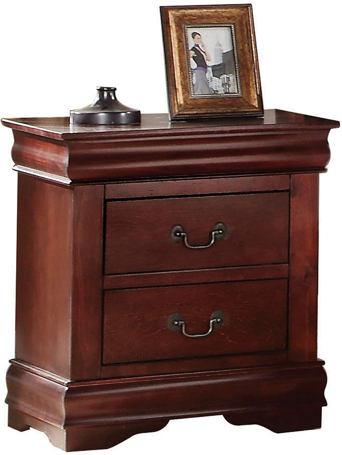 ACME Louis Philippe Nightstand - 23863 - Antique Gray