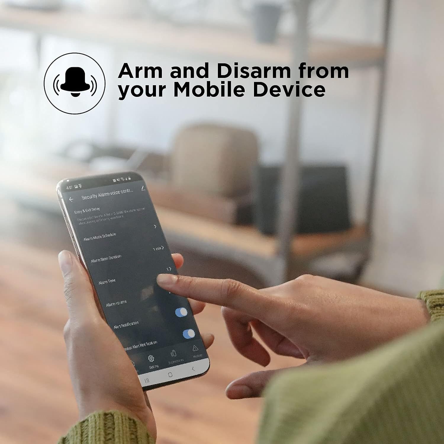 Home Zone Security Smart Wireless Door, Window Sensor and Security Siren Alarm Kit - DIY APP Controlled Security Kit with No Subscription Needed, Batteries Included (5-Pack) Pack of 2