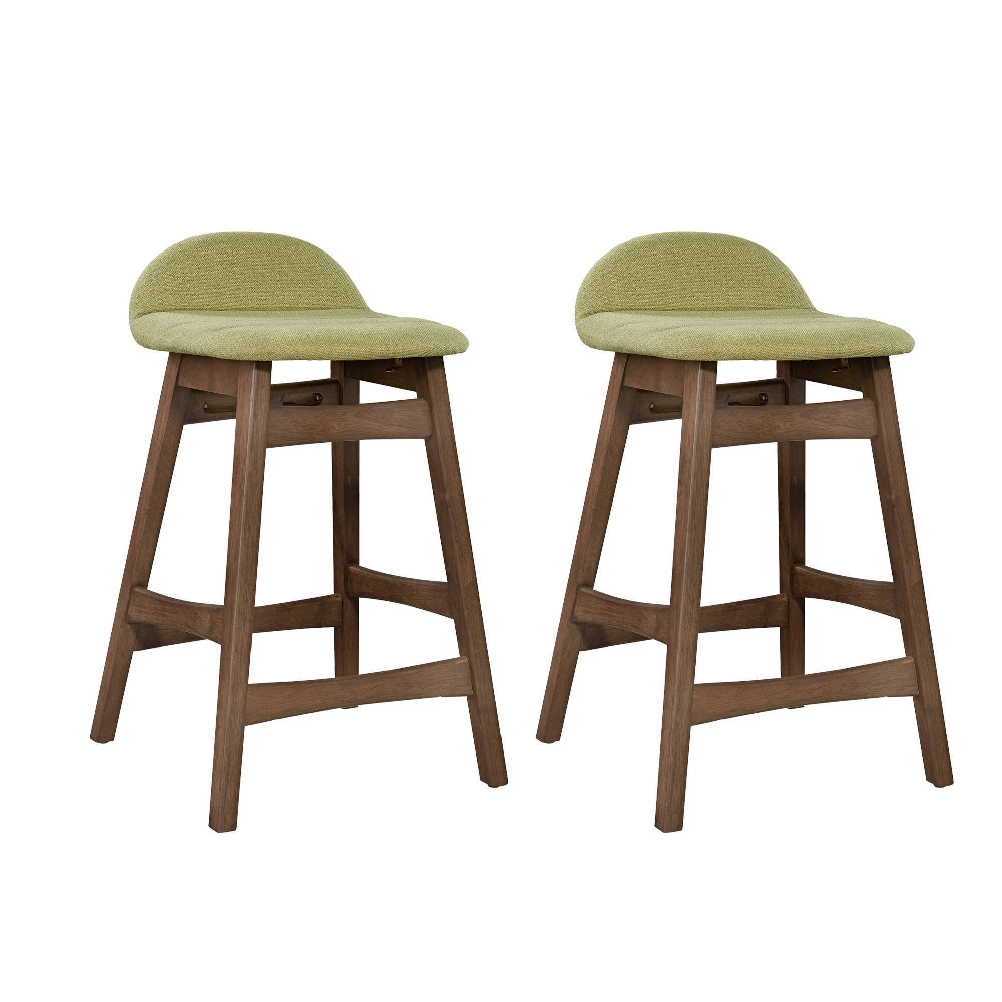 2pc Space Savers Counter Height Barstool Green - Liberty Furniture