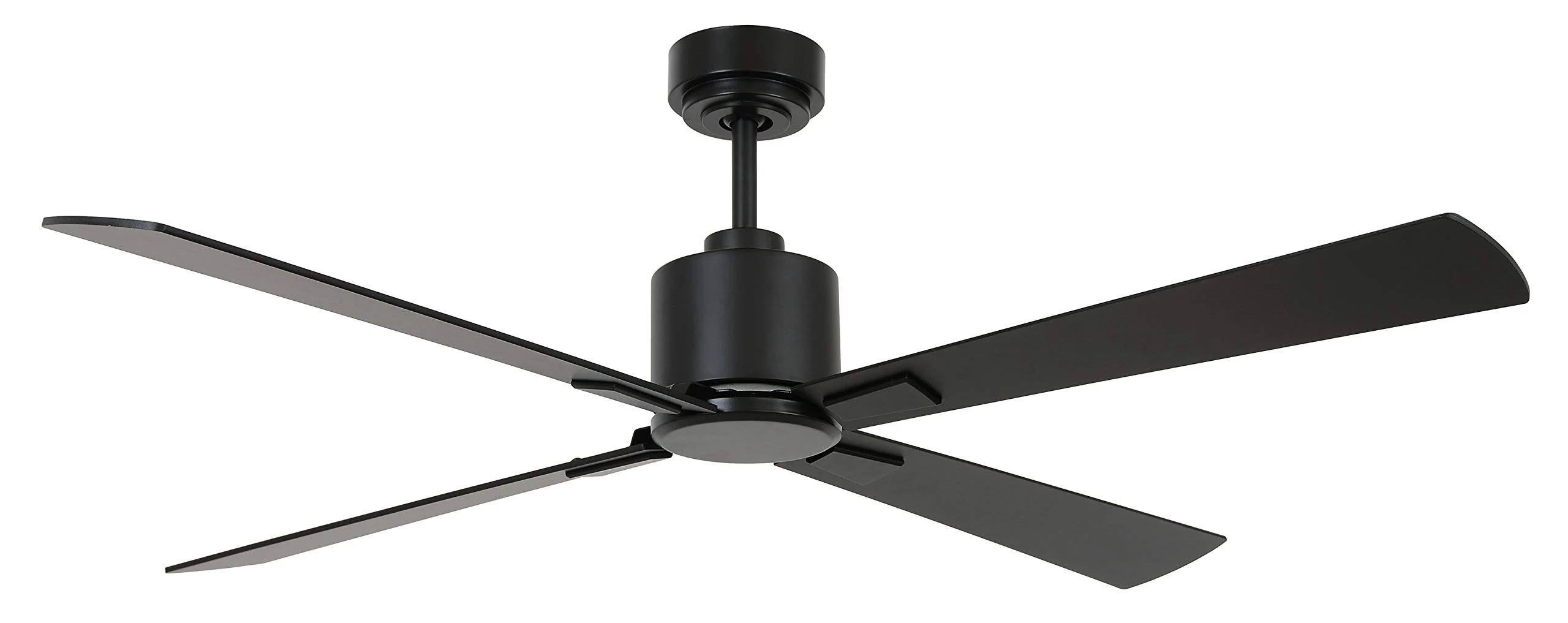 Lucci Air 510529010 52 in. Climate DC Ceiling Fan Black