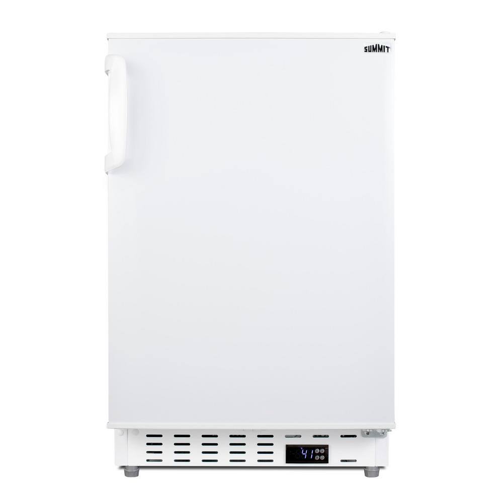 Summit ALR46 20x22 Wide 3.53 Cu. ft. Compact Refrigerator - White ALR46W
