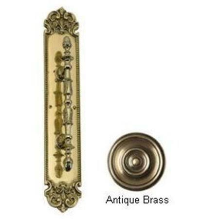 Brass Accents A04-P3221-609 Fluer De Lis Pull Handle-Plate 3 in. x 18 in. Ant...