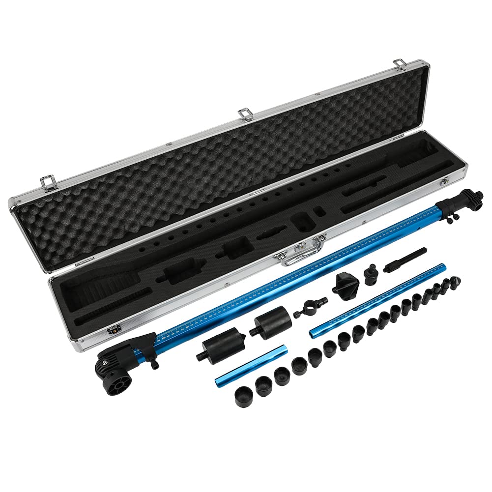 Lifancy Aluminum Retractable Measure 2D Measuring System Ruler High Precision Tram Gauge with Aluminum Box