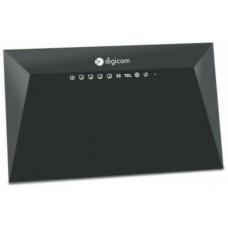 Digicom RVW300-K01 Wireless Router Single-Band (2.4 GHz) Fast Ethernet Black
