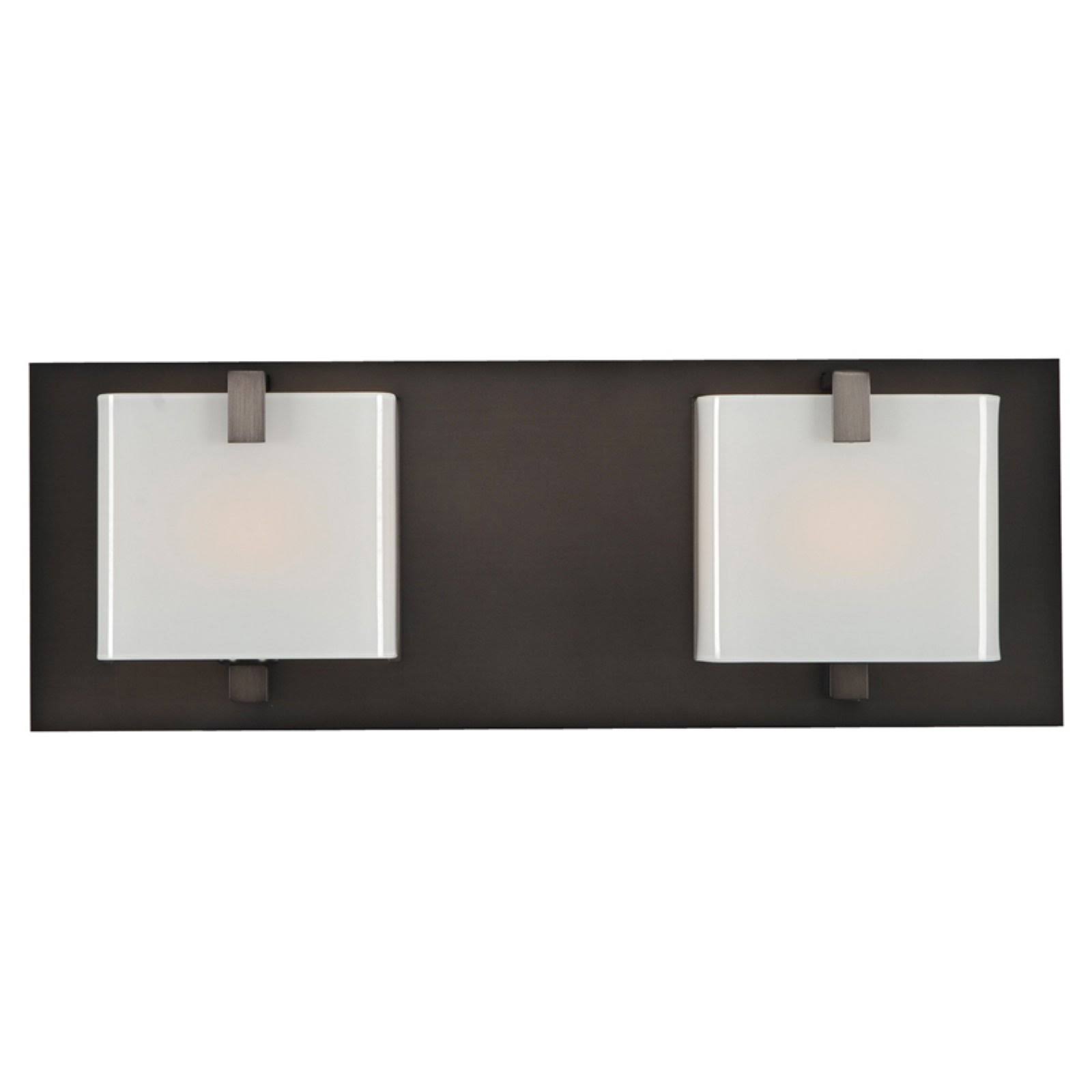 Kalco Meridian Bath Brushed Black Nickel 2 Light