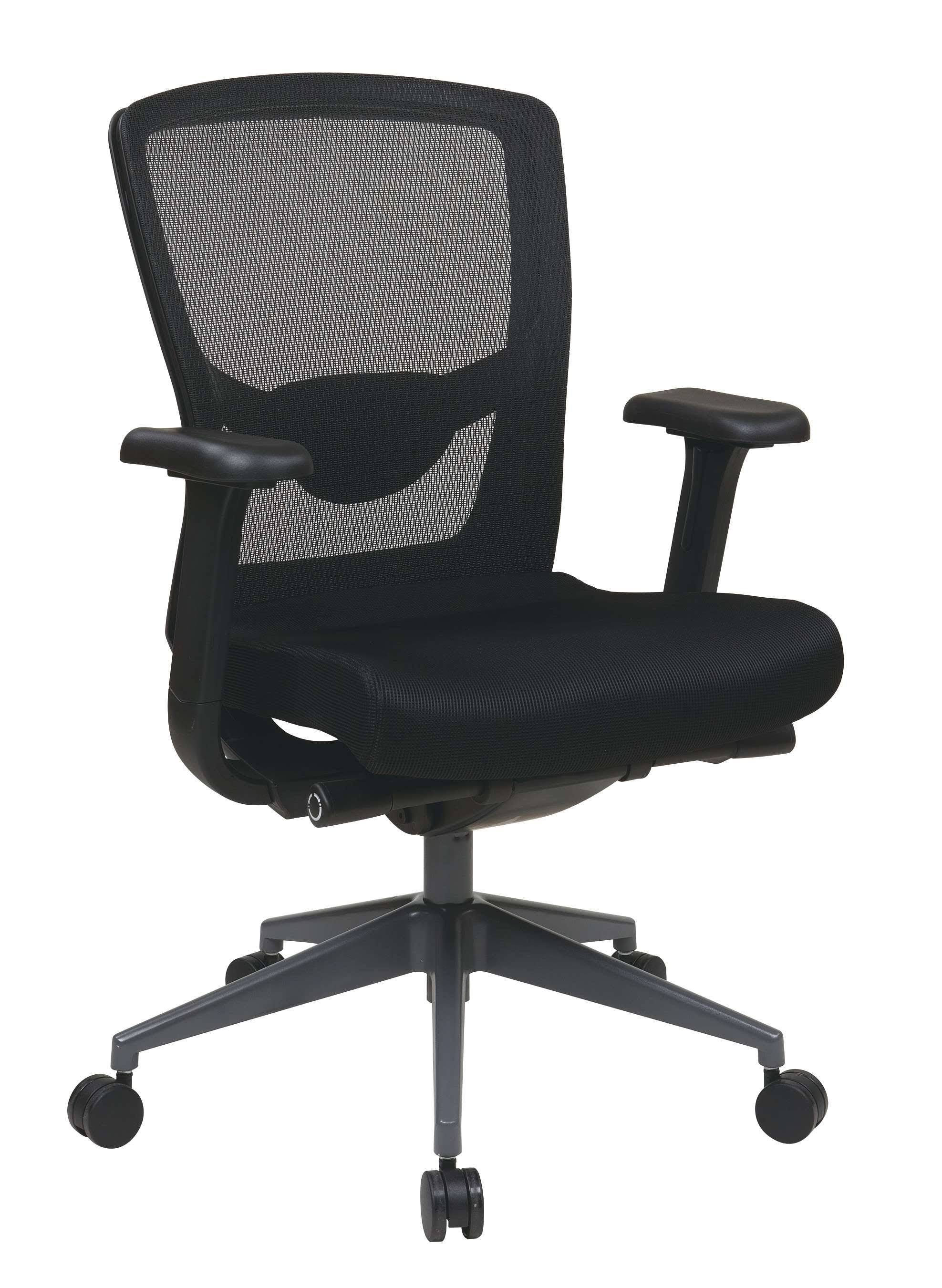 Office Star Executive Black ProGrid Back Chair