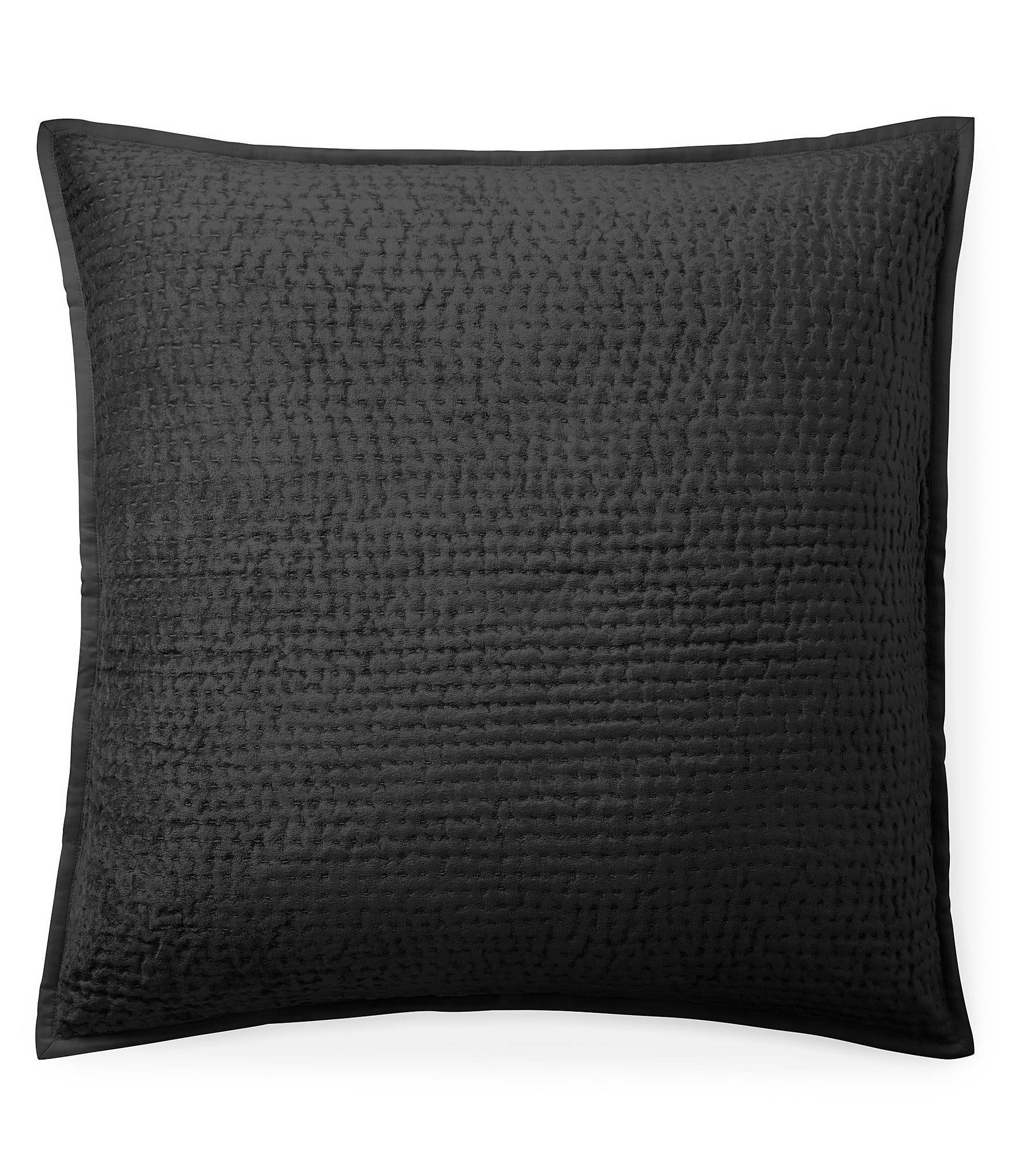 Ralph Lauren Norris Euro Sham - Black