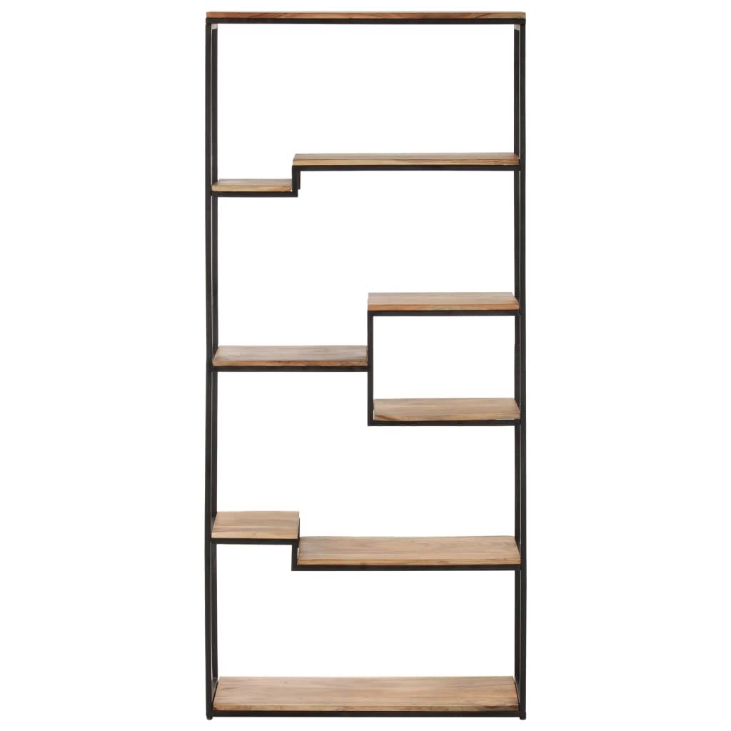 vidaXL Bookcase 31.5x22x11.8x22x70.9x22 Solid Acacia Wood