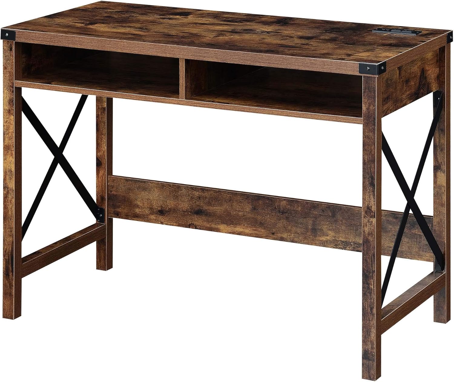 Convenience Concepts Durango Desk with Charging Station, 42