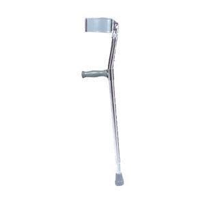 Adult Steel Forearm Crutches, 300lb Weight Capacity, Fits Patients 5&0x22 - 6&2x22