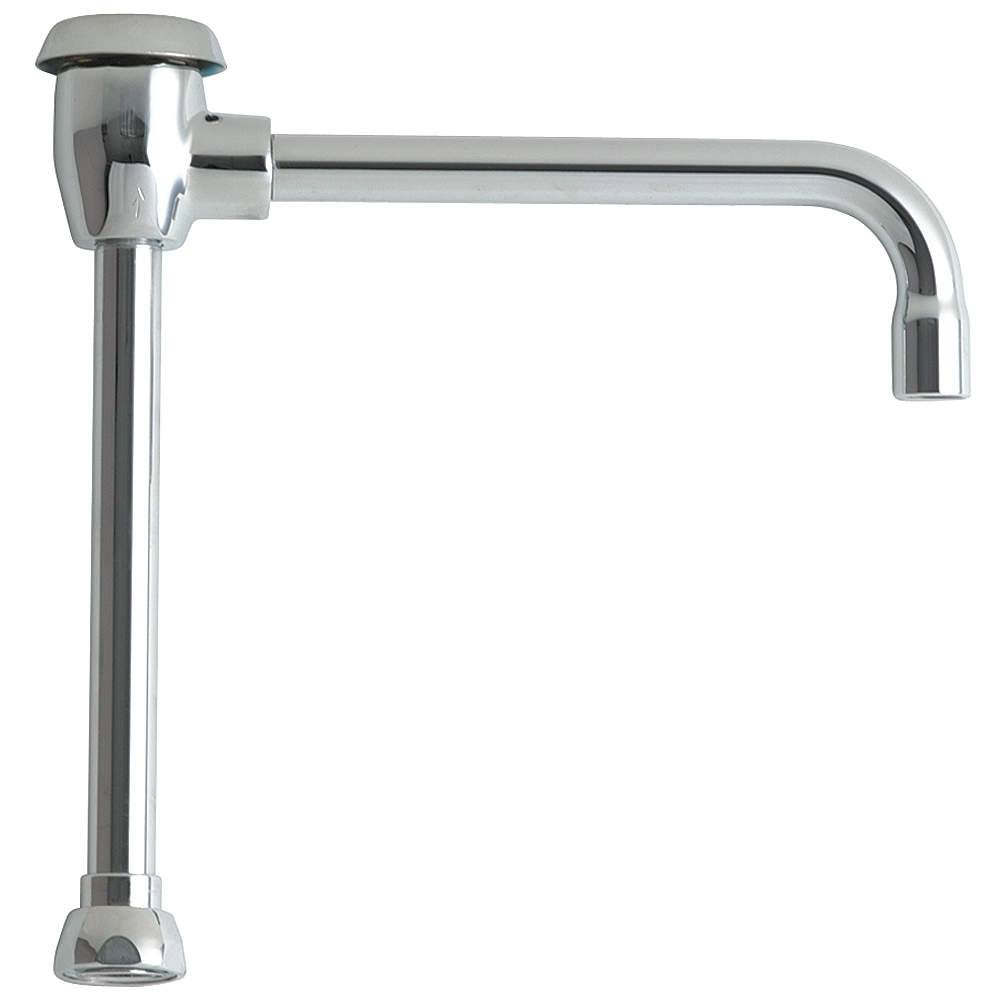 Chicago Faucets GN8BVBJKABCP 8x22 Rigid/Swing Gooseneck Spout with Atmospheric Vacuum Breaker