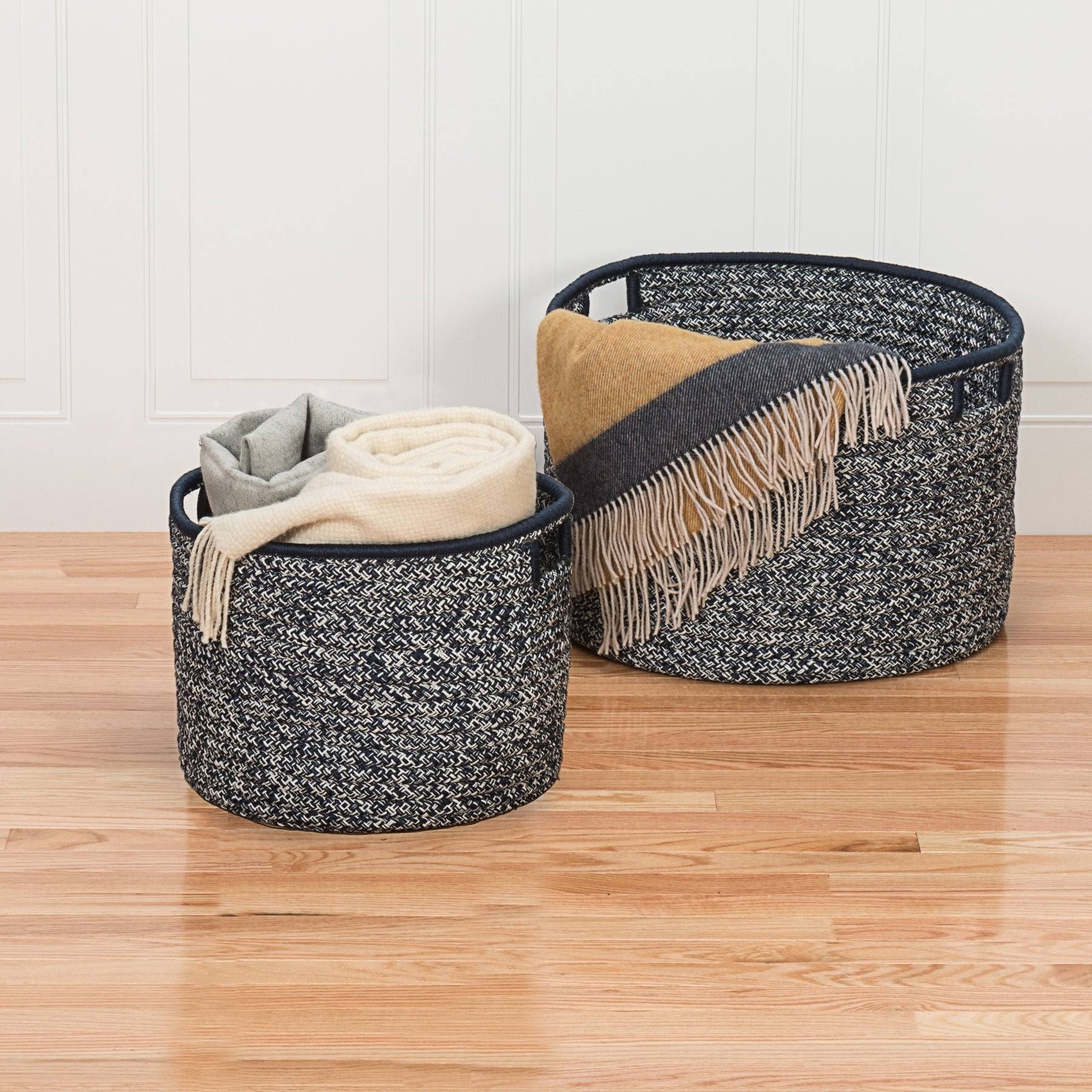 Colonial Mills CB25A015X012 15 x 15 x 12 in. Casablanca Basket Black