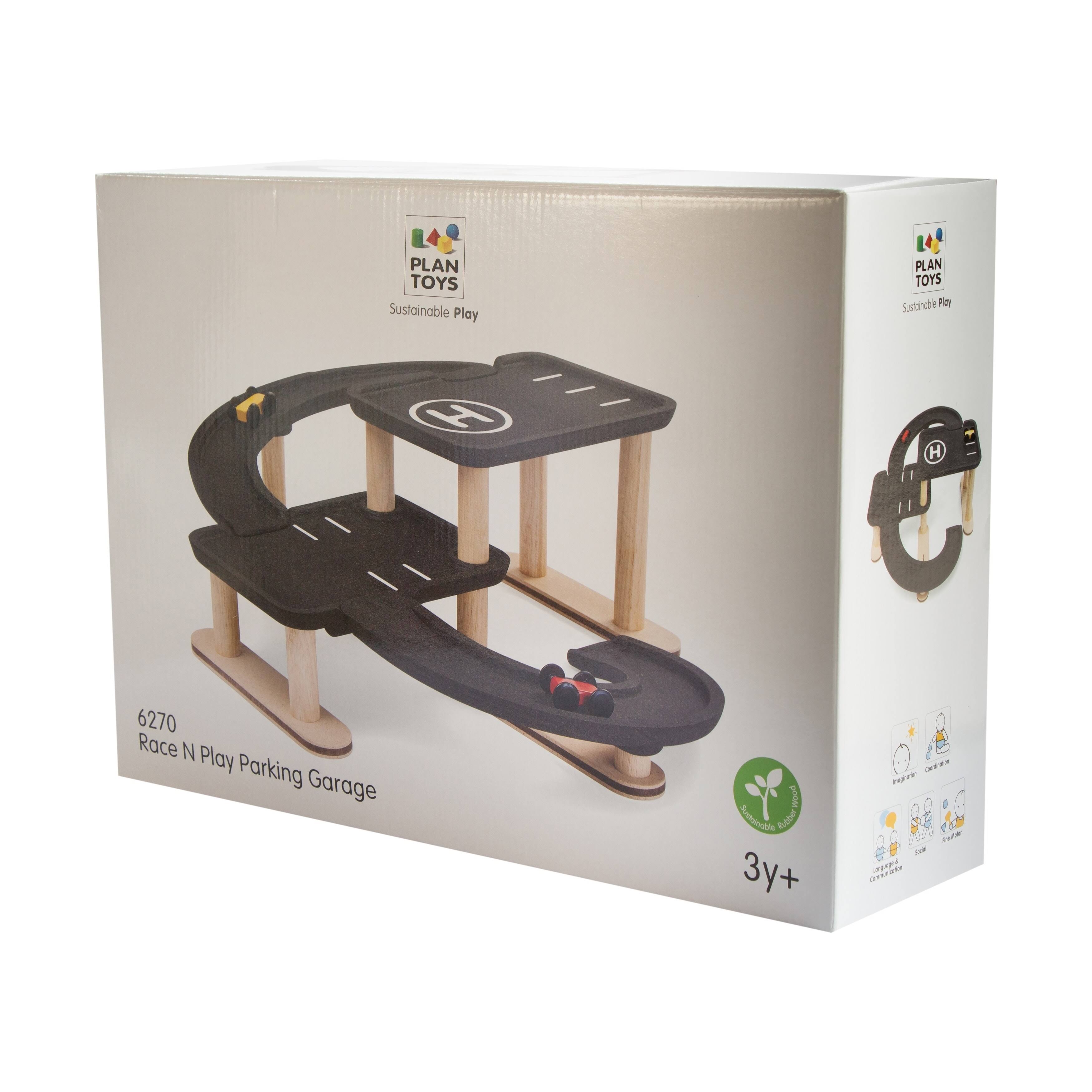 Plan Toys Race N Play Parking Garage