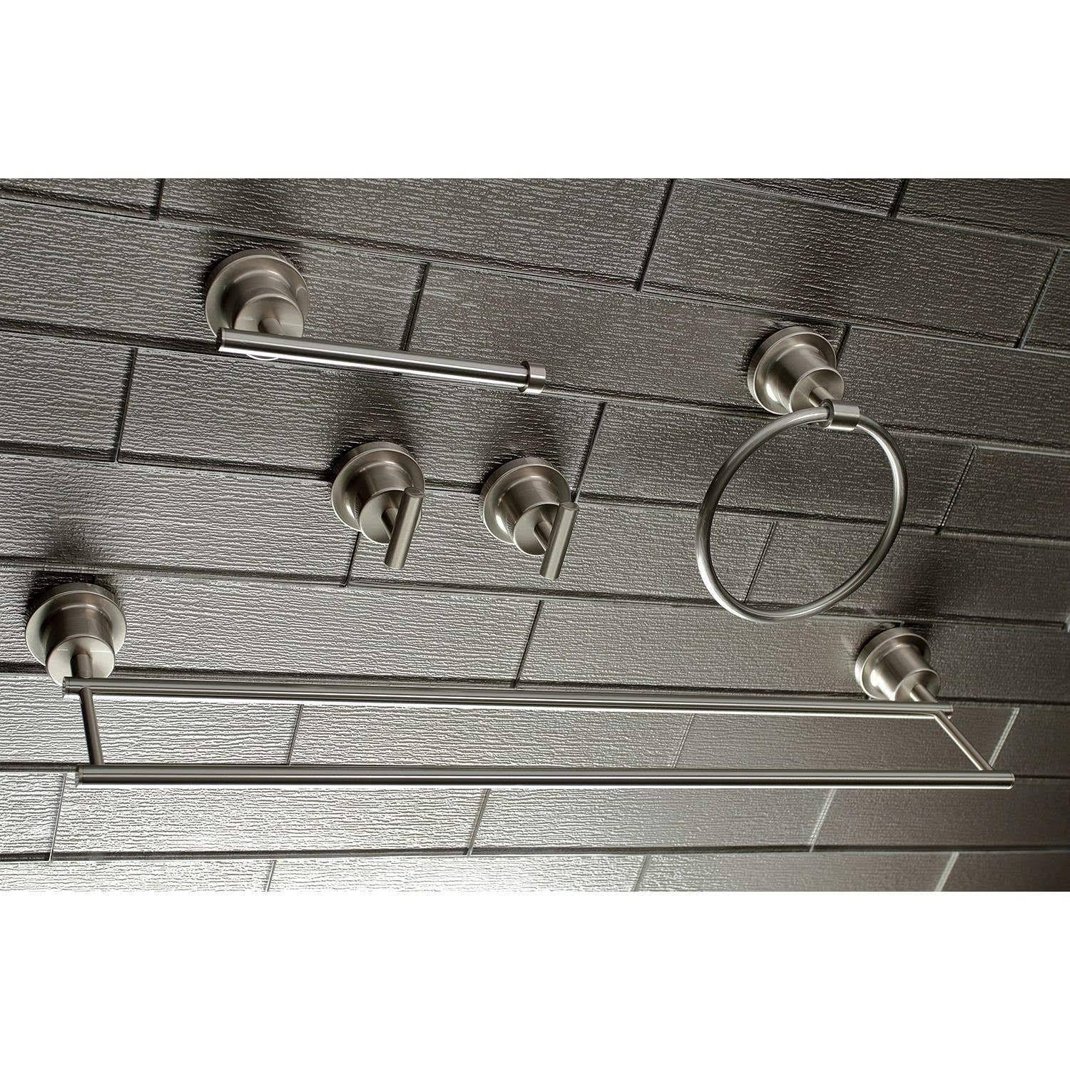 Kingston Brass Bah8213478c Concord 5-Piece Bathroom Accessory Sets, Polished Chrome