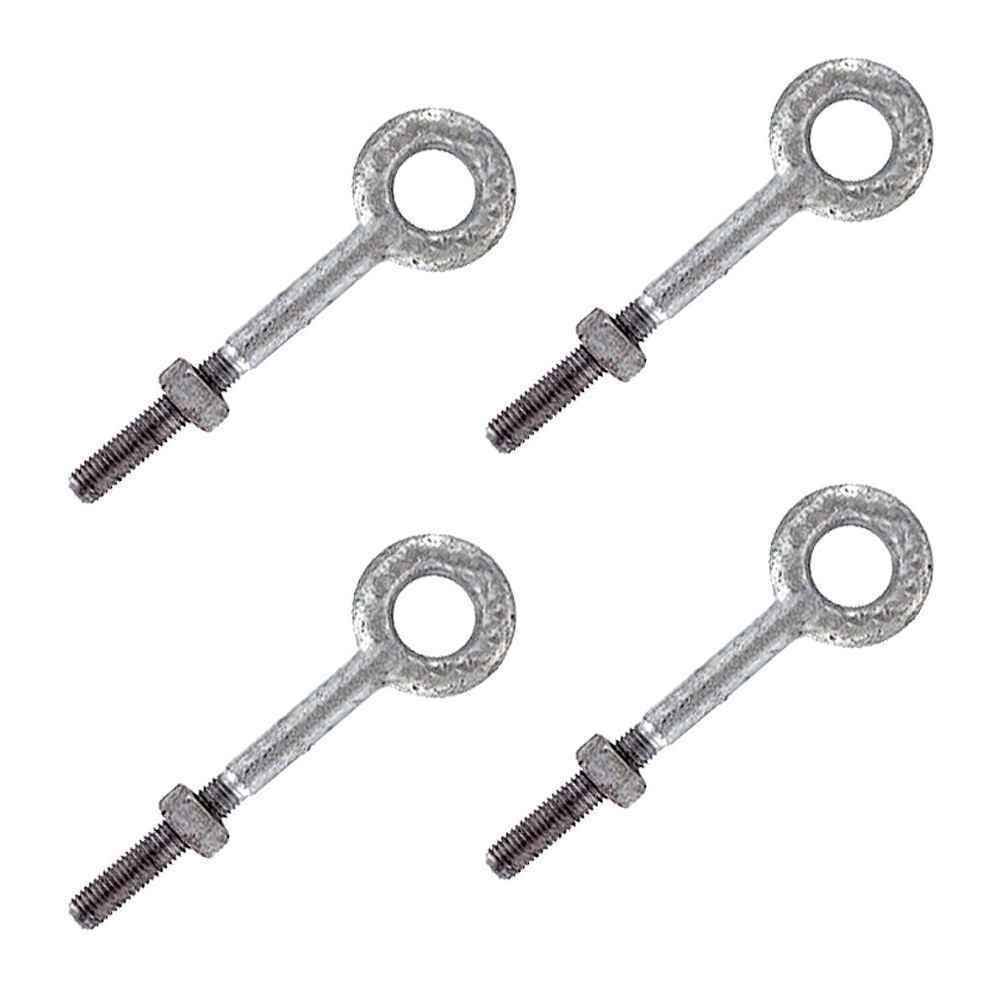 3/4x22 x 6x22 Galvanized Eye Bolt &ndash; 4 Pack