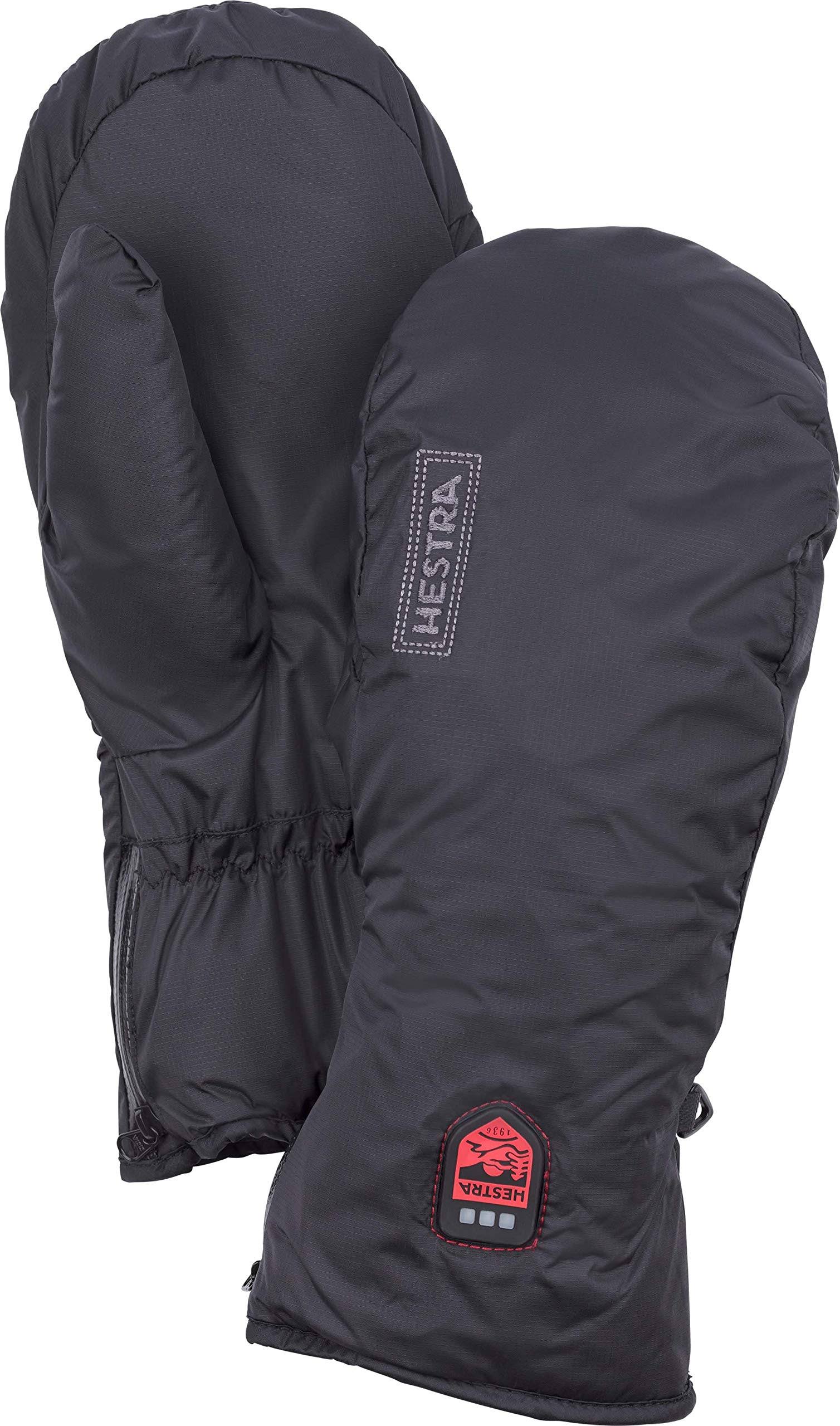 Hestra Heated Liner Mitten Black, 8