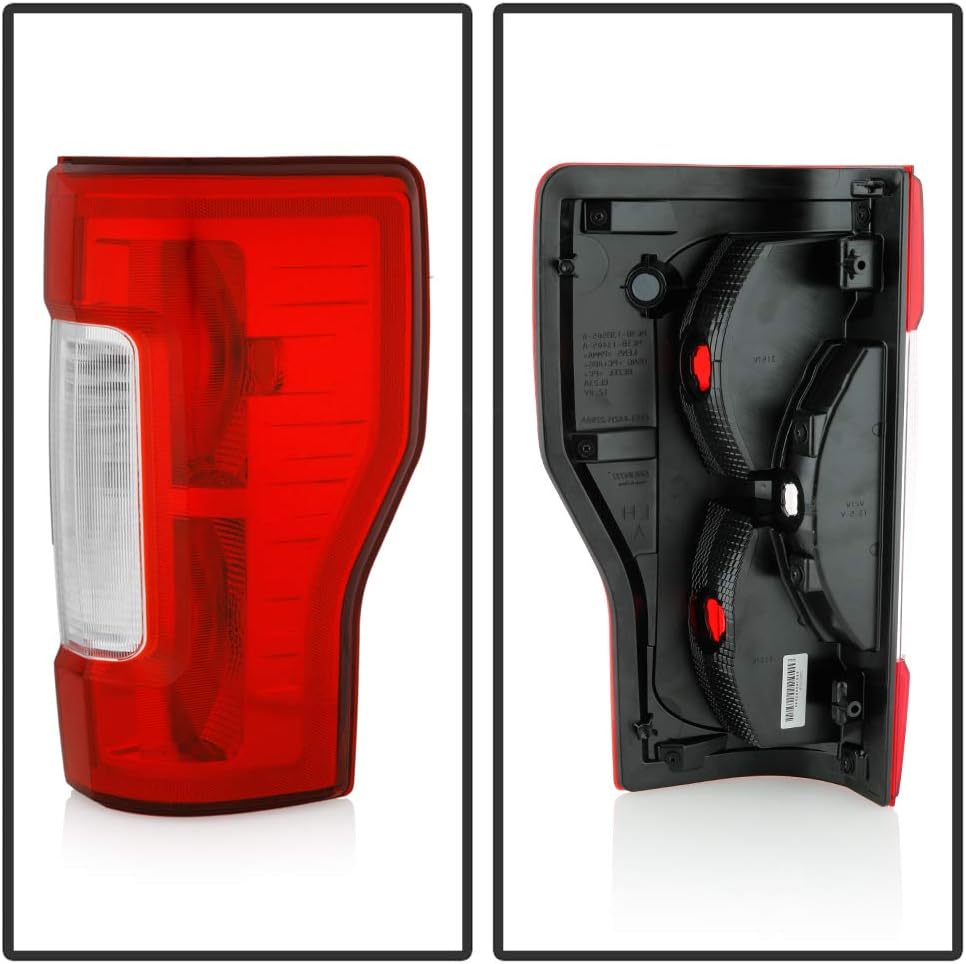 ACANII - For [Non-LED & Non-Blind Spot] 2017-2019 Ford F250 F350 SuperDuty OE Style Tail Light Bake Lamp Passenger Side