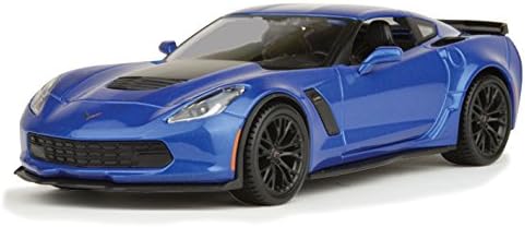 Chevrolet 2015 Corvette C7 Z06 Blue 1/24 by Maisto 31133 Pack of 2