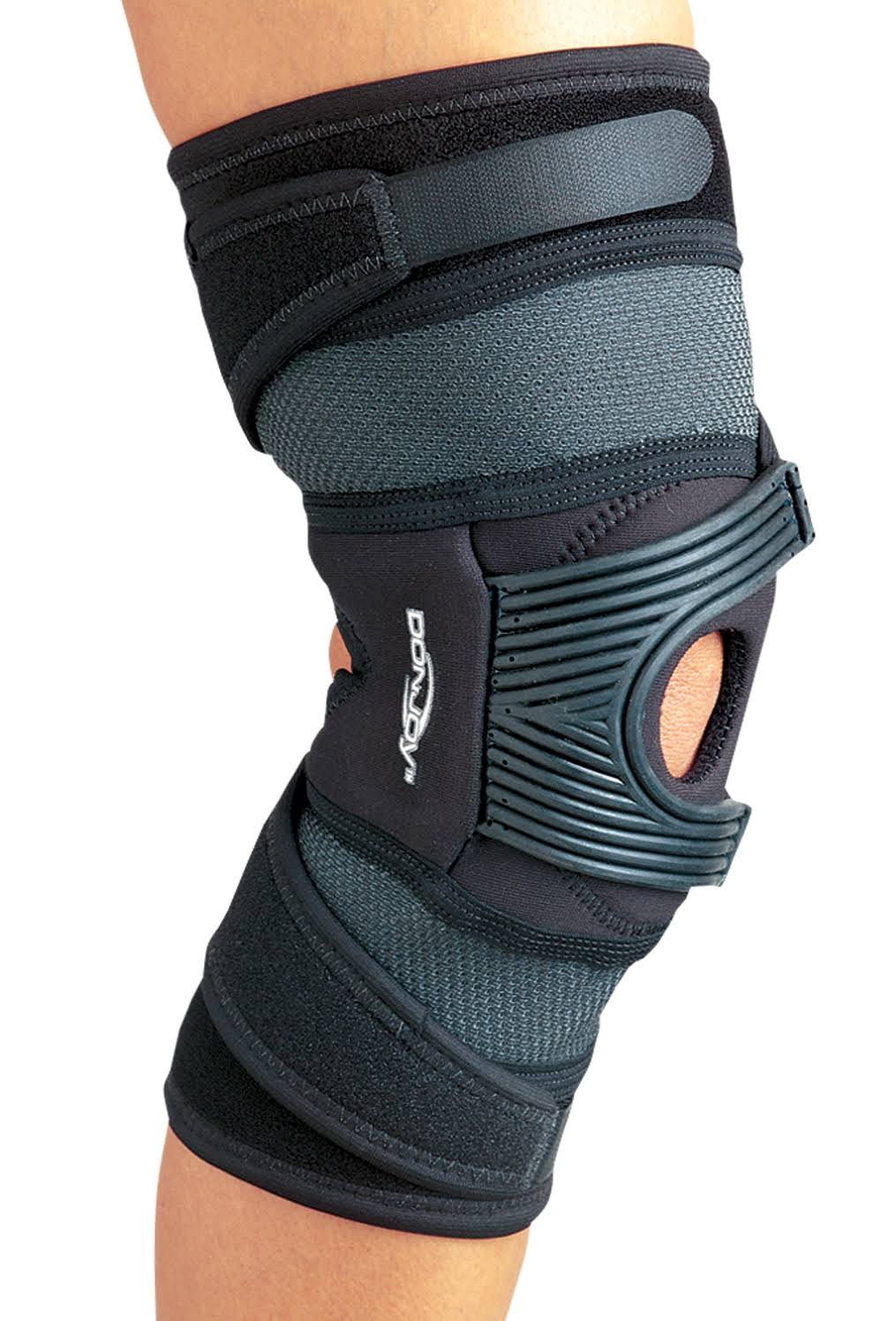 DonJoy Tru Pull Advanced System for Right Knee Pain Relief, X-Small, Black