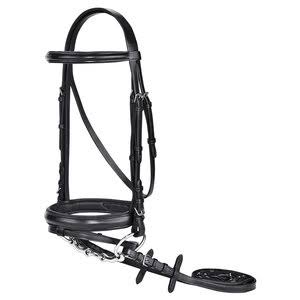 Suffolk by Dover Saddlery Dressage Bridle, 1212008981, Black/Black