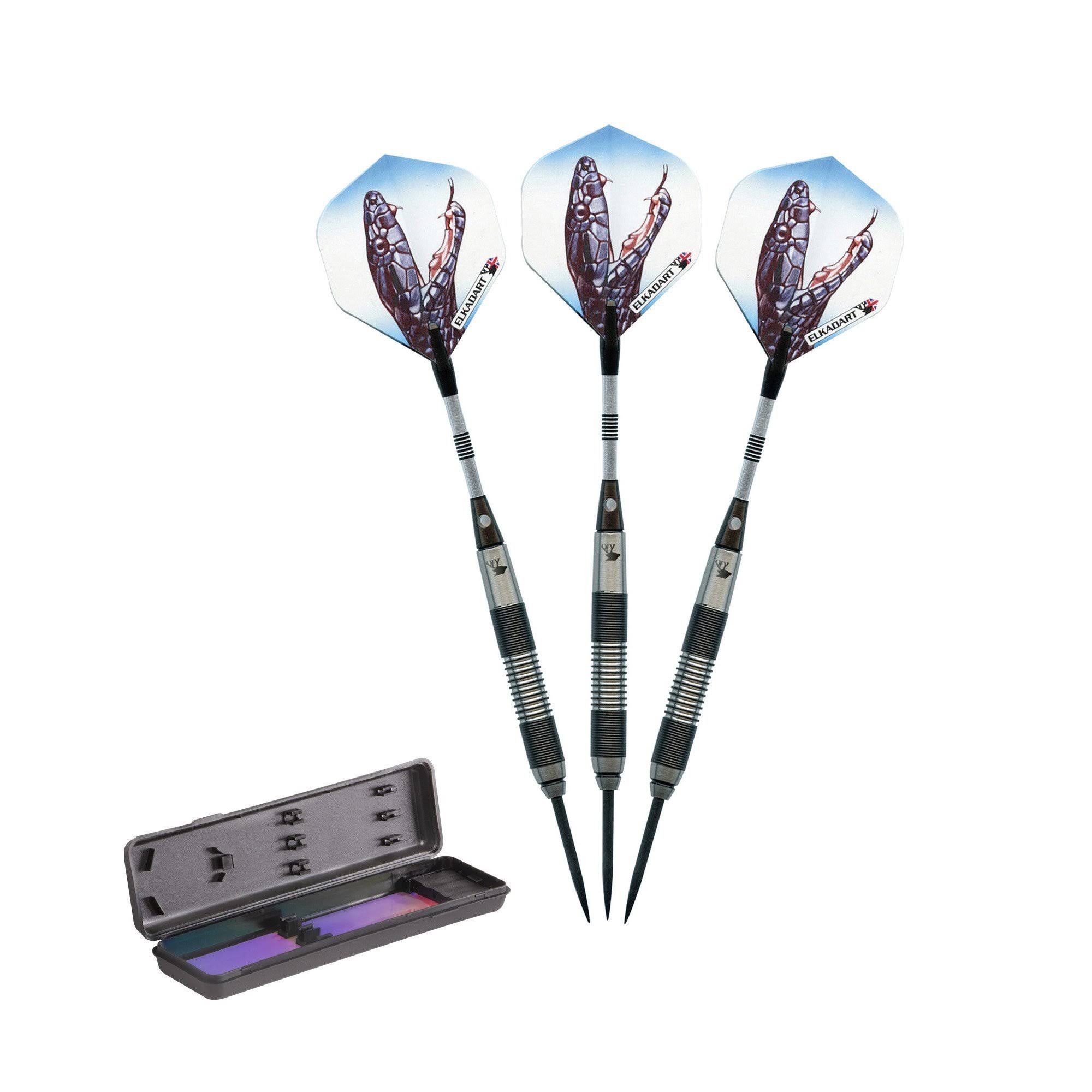 Elkadart Black Mamba Tungsten Steel Tip Darts - 26 Grams