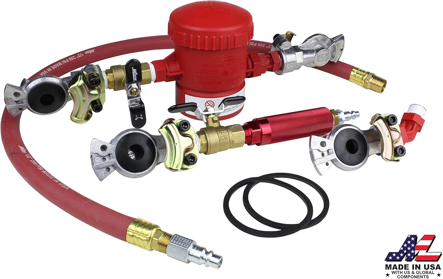 Milton Brake Releaser - Air Brake Service Kit, Prevent, Unfreeze Frozen Trailer Air Brake Line System, Reduce Risk of Jackknifing, Safer, More Reliable Than Other Methods