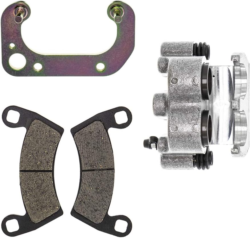 NICHE Front Right Brake Caliper Pads Mounting Bracket for 2009-2015 Polaris Ranger 500 700 EV EM1400 1912261 1912134