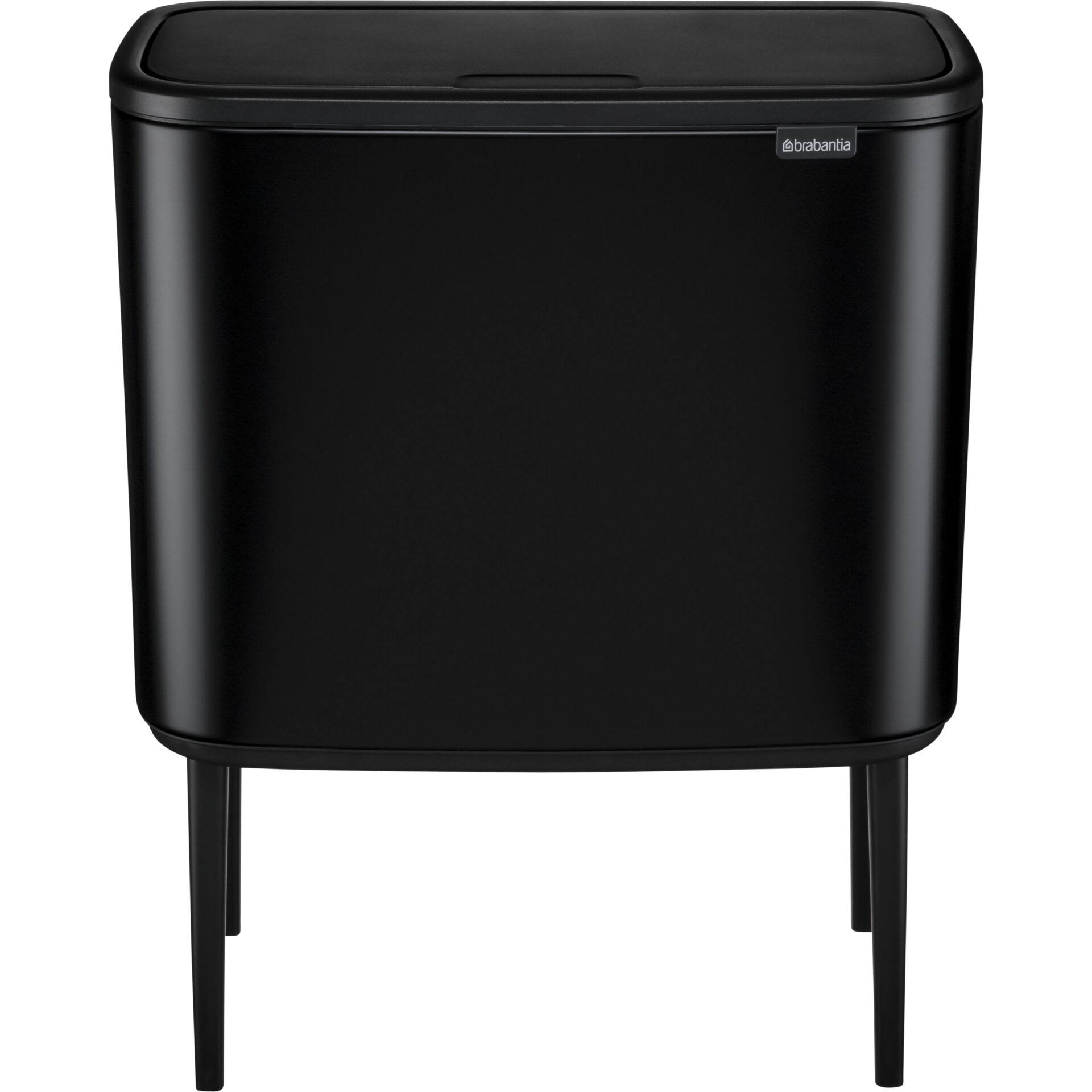 Brabantia Bo Touch Bin Black Matt, 3 x 11 L Hardware/Electronic