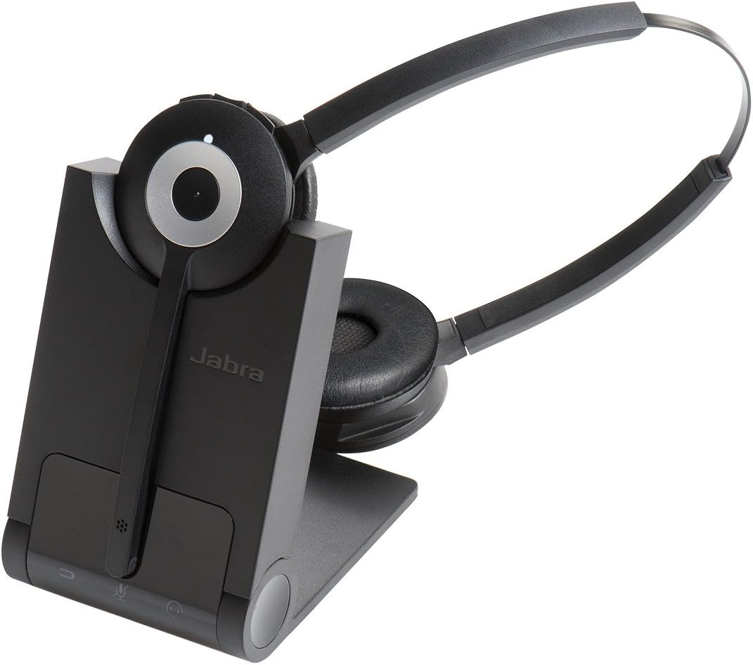 Jabra PRO 930 MS Mono Lync Optimized Wireless Headset for Softphone , Black , Mono Speaker
