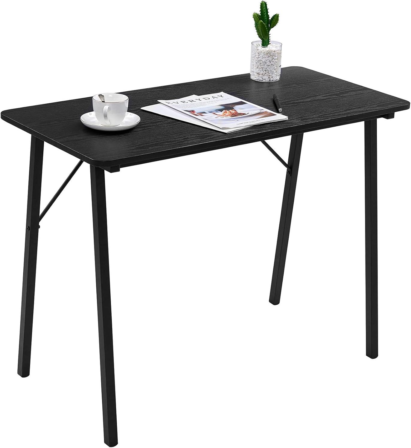 Computer Desk 40 inch Kids Writing Desk for Small Spaces Students Study Table Home Office Wood Work Desk for Corner Bedroom Modern Portable Laptop Desk for School PC Gaming, Oak White Pack of 2