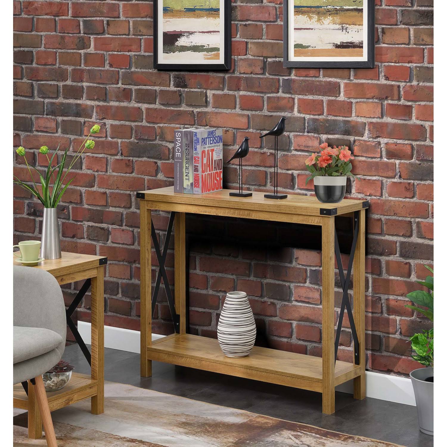 Convenience Concepts Durango Console Table English Oak/Black