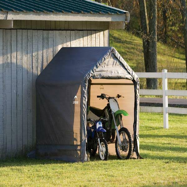 Outdoor Storage Sheds Portable Motorcycle ATV Garage Garden Lawn Tractor Shelter