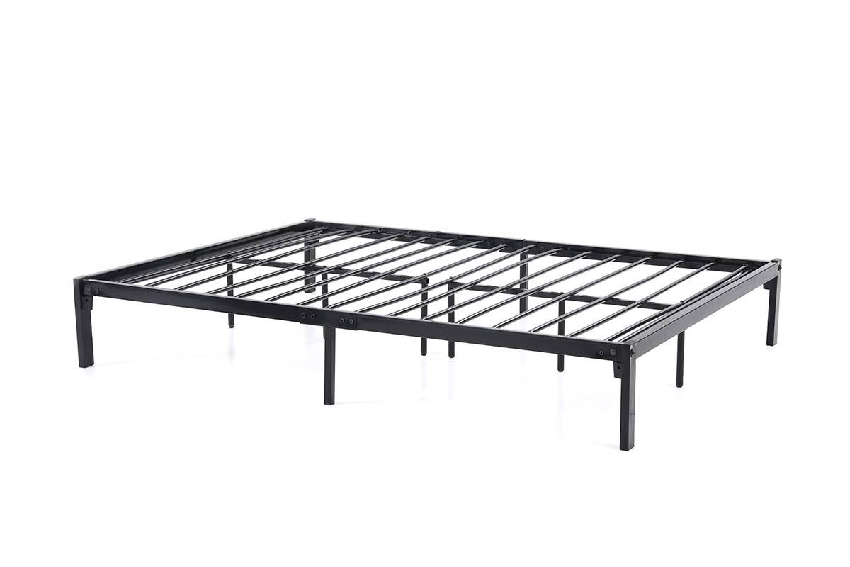 Hodedah HIBF39 Twin Bed Frame, Black