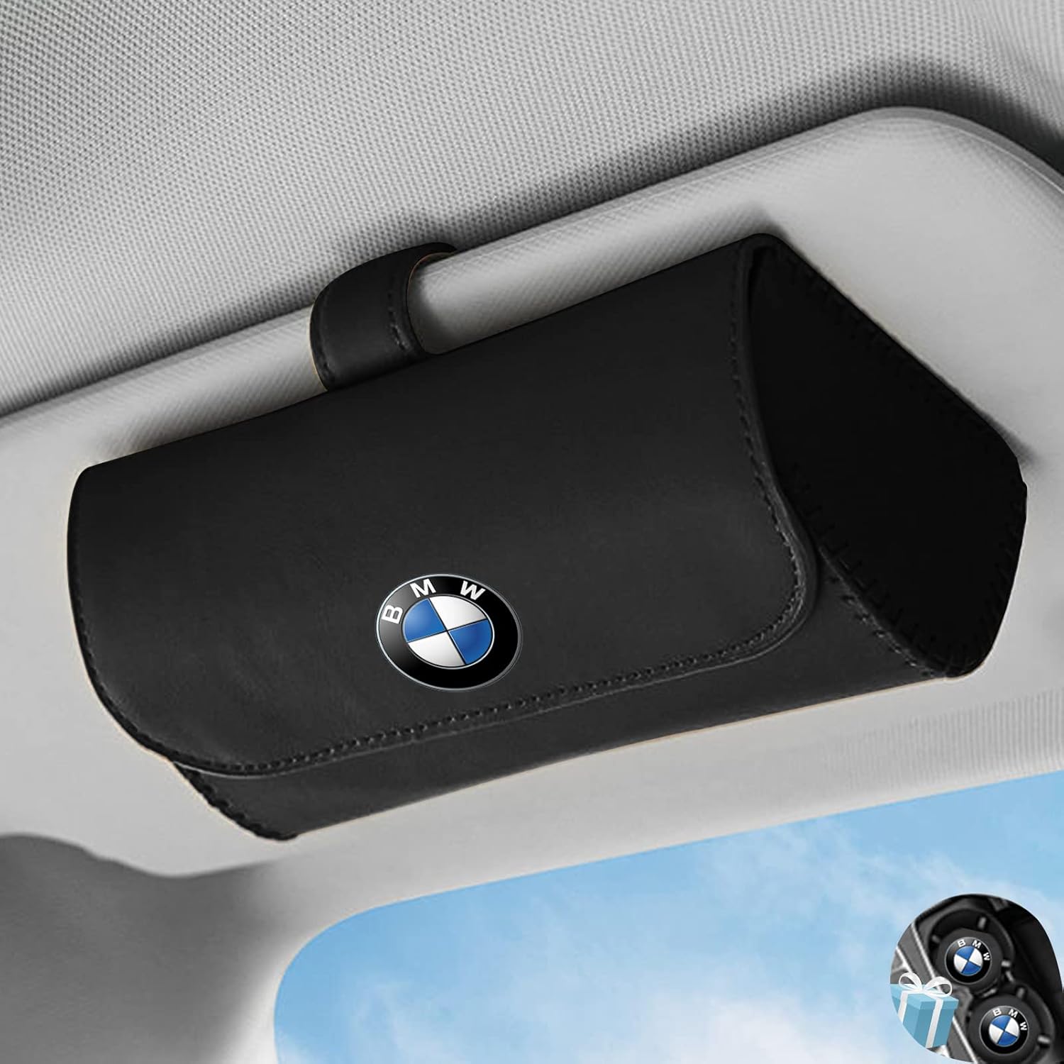 Custom for Land Rover Sunglasses Holder, Car Sunglasses Organizer Visor Accessories Adsorption Glasses Organizer, Specially Designed for Land Rover Accessories (Beige, for Land Rover)&hellip;