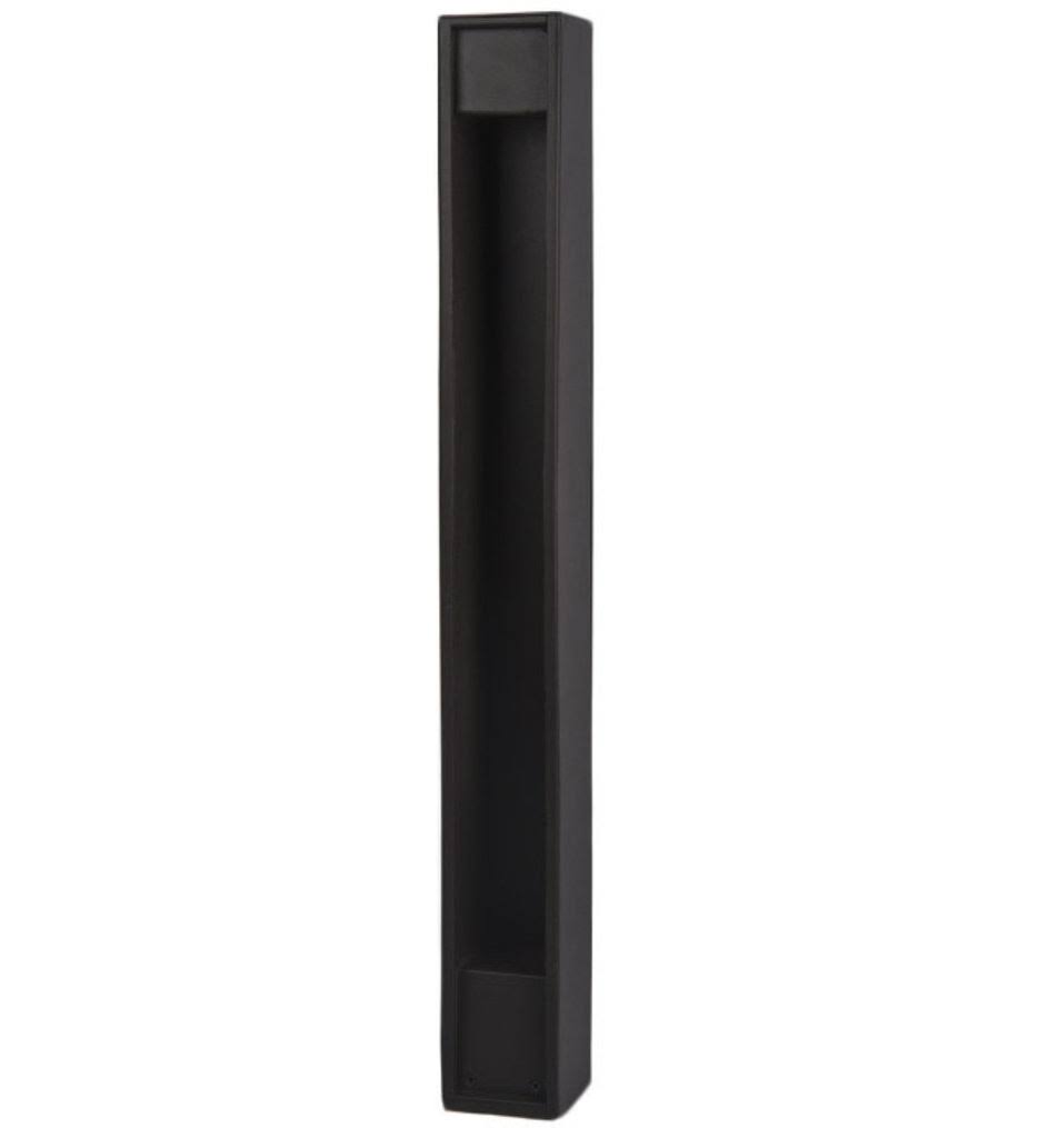 WAC Lighting Gate LED 12V Bollard 2700K, Black - 6651-27BK