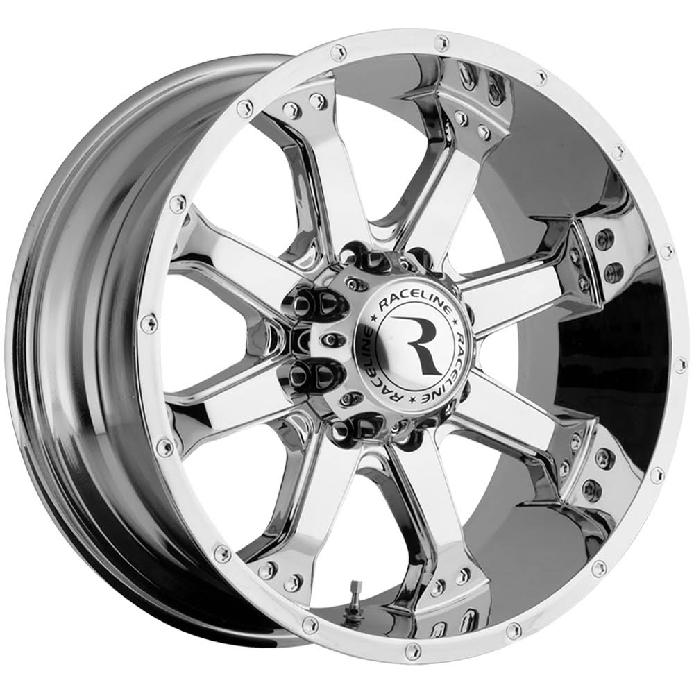 Raceline 991C Assault 20x9 5x127/5x5x22 +18mm Chrome Wheel Rim